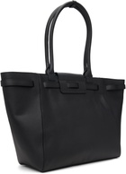 TONYWACK Black Large Belted Cabas Tote