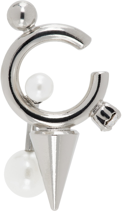 Photo: Justine Clenquet Silver Tabby Pearl Ear Cuff