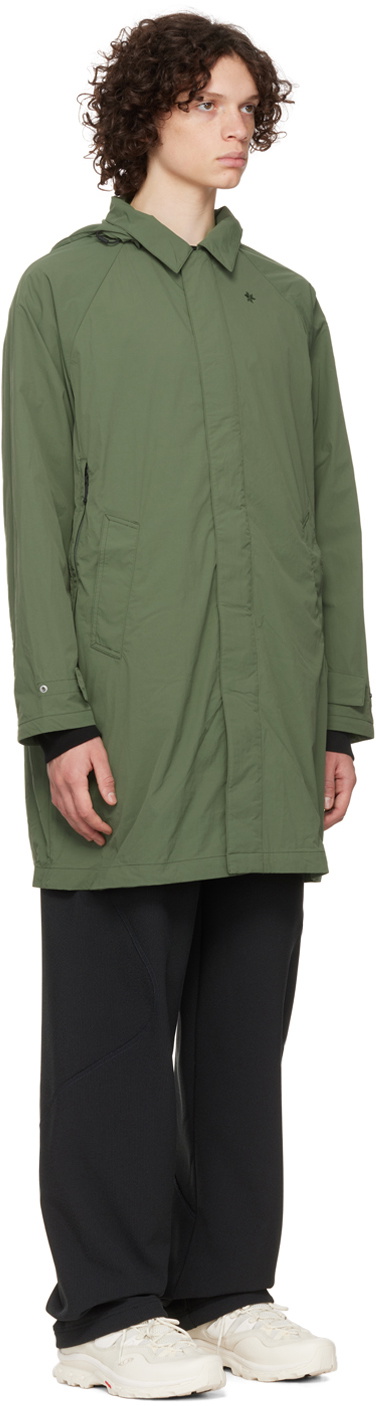 Goldwin Khaki Mobility Packable Coat Goldwin