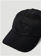 VLogo Baseball Cap in Black