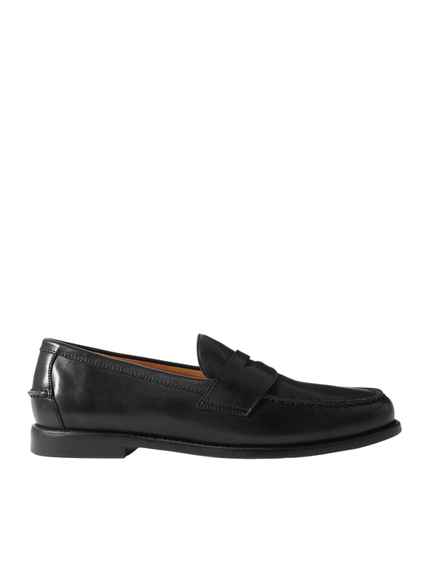 Photo: Polo Ralph Lauren - Alston Leather Penny Loafers - Black
