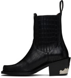 Toga Virilis SSENSE Exclusive Black Chelsea Boots