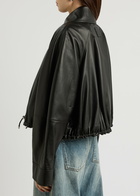 Loewe Womens Black Leather Jacket UK12/M