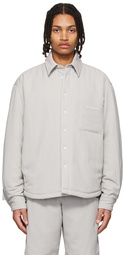 Jacquemus Grey 'La Chemise Boulanger' Jacket