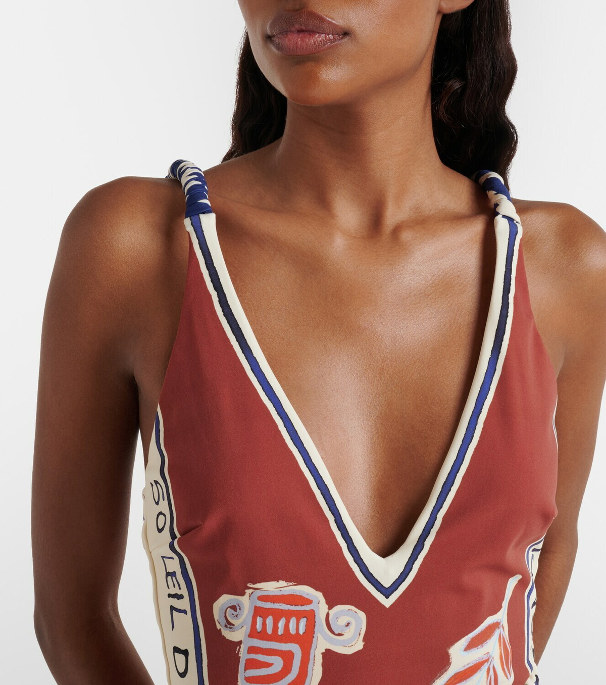 Alémais Soleil D'Amour printed swimsuit