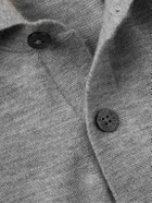 Guest In Residence - Airy Cashmere Polo Shirt - Gray