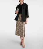 'S Max Mara Diletta jacquard midi skirt