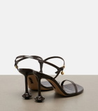 Loewe Toy croc-effect leather sandals