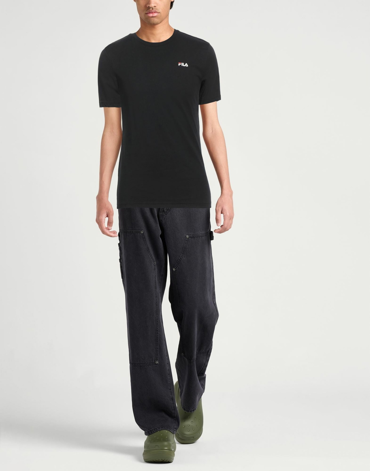 Fila Mens T-shirt in Black