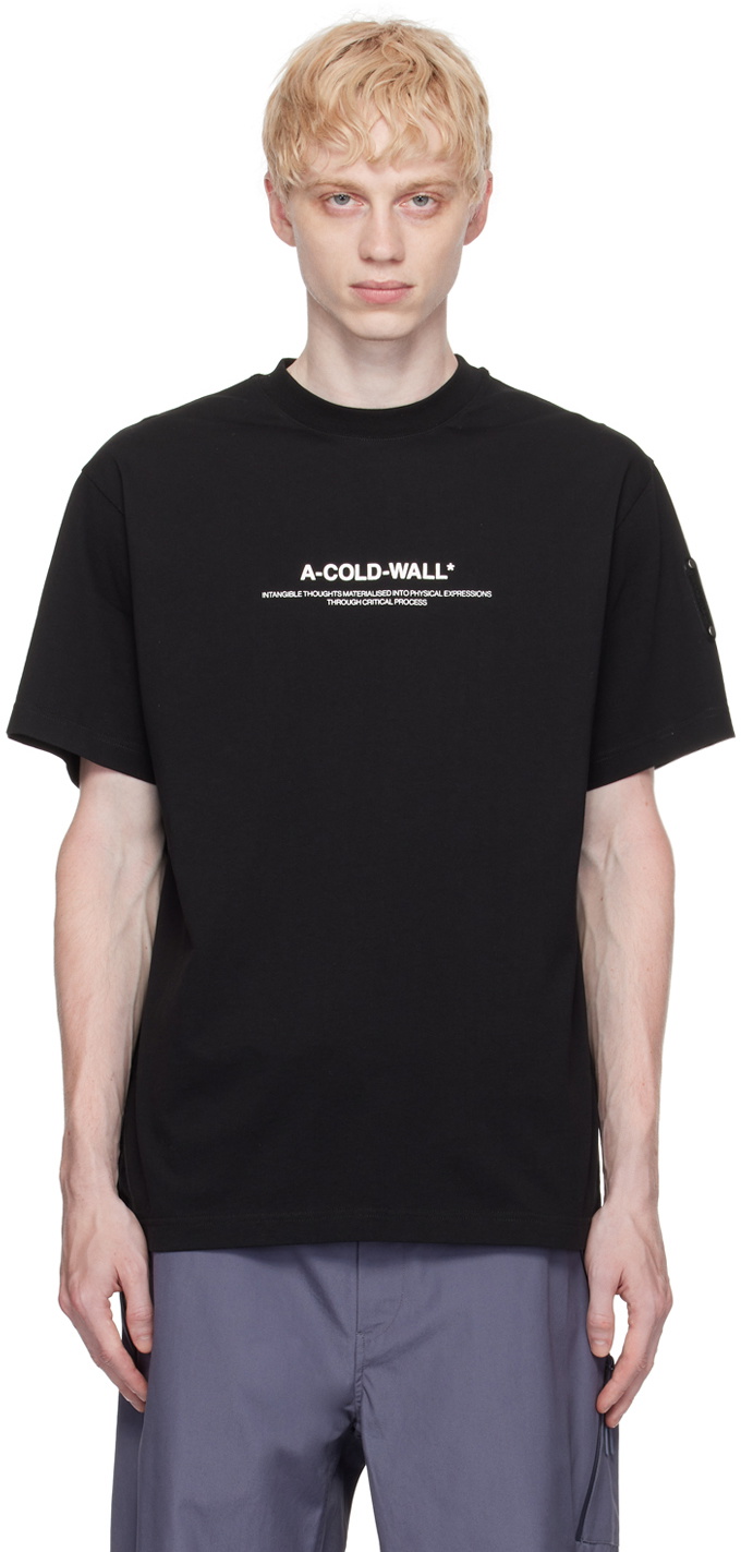 A-COLD-WALL* Black Con Pro T-Shirt A-Cold-Wall*