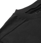Rick Owens - Champion Logo-Embroidered Loopback Cotton-Blend Jersey Sweatshirt - Black