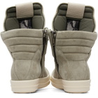 Rick Owens Taupe Tower Jumbolace Geobasket Sneakers
