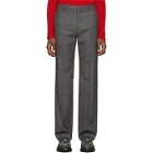 Balenciaga Grey Prince Of Wales Tailored Trousers