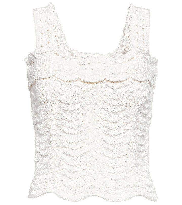 Photo: Oscar de la Renta Crochet tank top