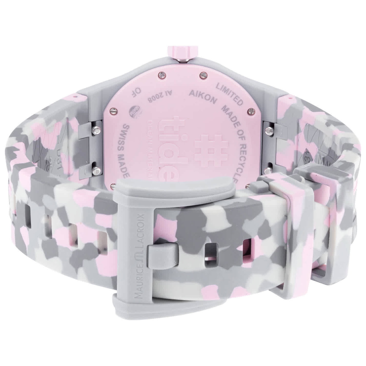 Maurice Lacroix Aikon Tide Camo Quartz White Dial Watch AI2008-2992Z-000-0