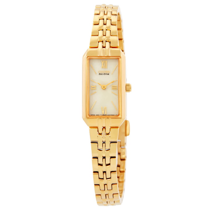 Photo: Citizen Classic Eco-Drive Champagne Dial Ladies Watch EG2693-51P