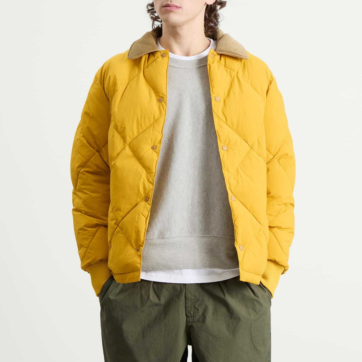Kestin Men's Dunbar Padded Jacket in Yellow