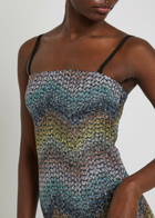 Missoni Zigzag Metallic-knit Mini Dress Multicoloured