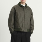 Engineered Garments Men's Waxed Cotton LL Jacket in Olive