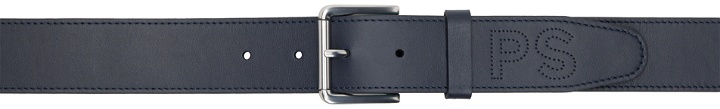 Photo: PS by Paul Smith Navy Perforated Belt