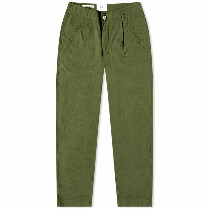 Photo: Folk Men's Assembly Pant in Green