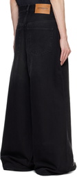 VETEMENTS Black Oversized Baggy Jeans