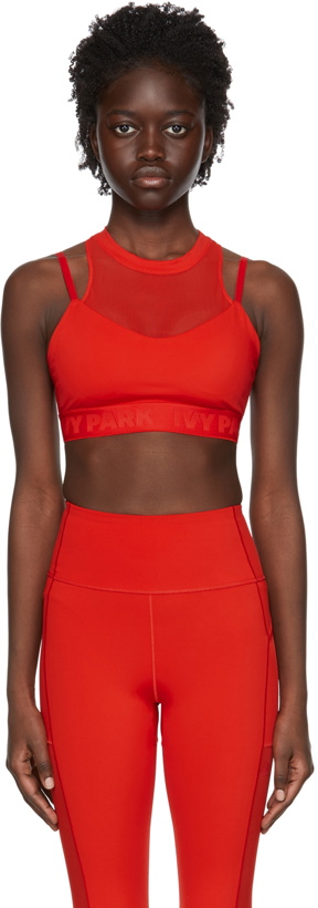 Photo: adidas x IVY PARK Red Recycled Polyester Sports Bra