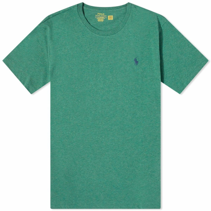 Photo: Polo Ralph Lauren Men's Custom Fit T-Shirt in Green Heather