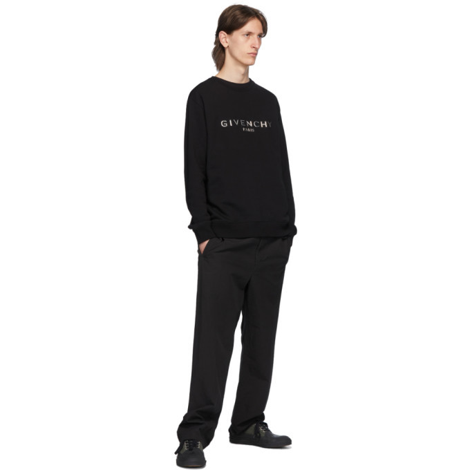 Givenchy Black Embossed Logo Sweatshirt Givenchy