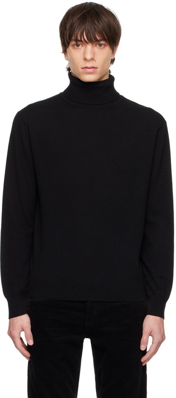 Photo: TOM FORD Black Roll Neck Sweater