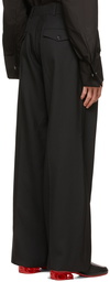 Raf Simons Black Wool Trousers