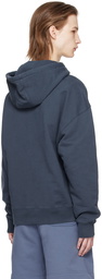 Maison Kitsuné Navy Handwriting Hoodie