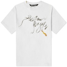 Palm Angels Men's Match Logo T-Shirt in White