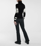 Perfect Moment Schild intarsia merino wool sweater