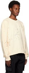 A-COLD-WALL* Off-White Paint Splatter Sweatshirt