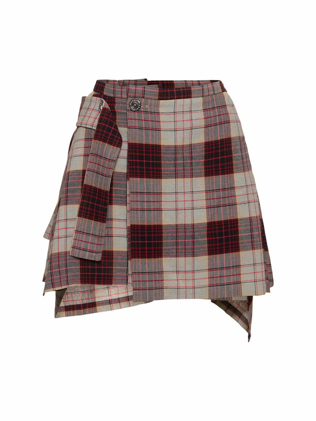 Photo: VIVIENNE WESTWOOD Meghan Checked Mini Kilt Skirt