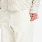 Jil Sander+ Men's Regular Fit Straight Chinos in Eggshell