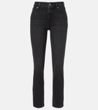 Frame Borrowed cropped straight jeans