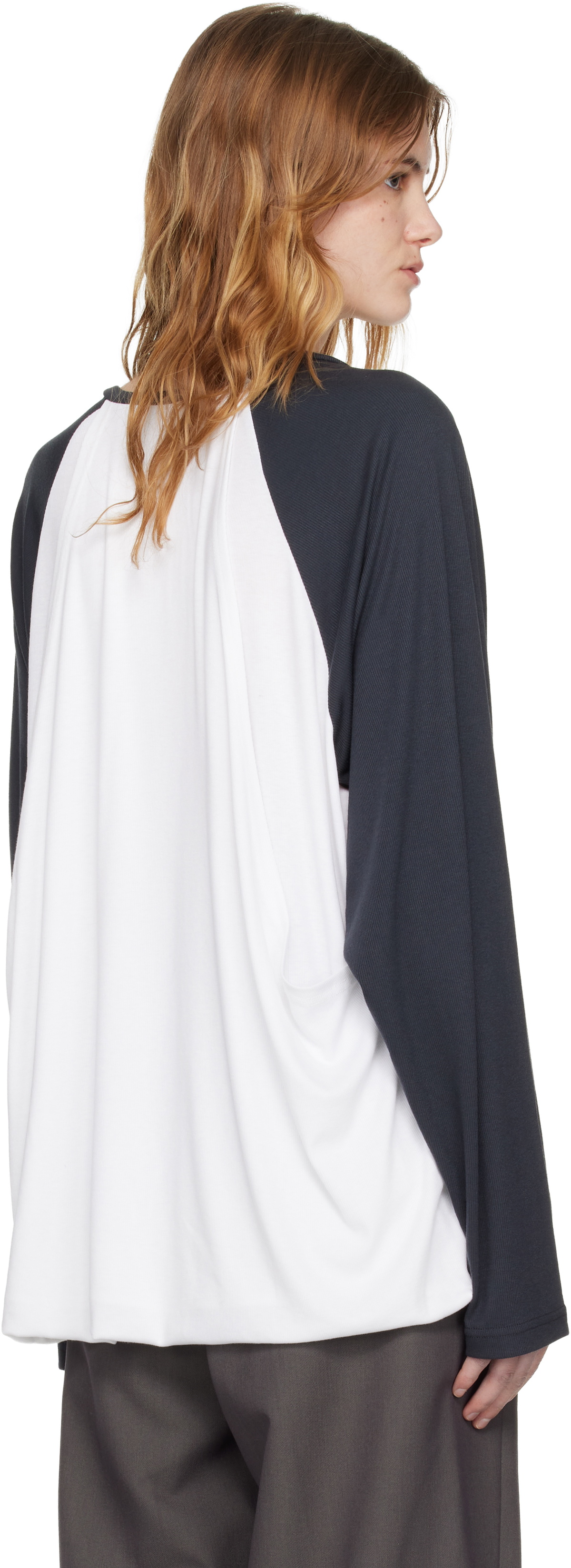 OPEN YY White & Blue 'I LOVE YY' Raglan T-shirt