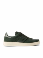 TOM FORD - Radcliffe Suede and Leather Sneakers - Green