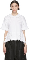 Tricot Comme des Garçons White Cotton T-Shirt