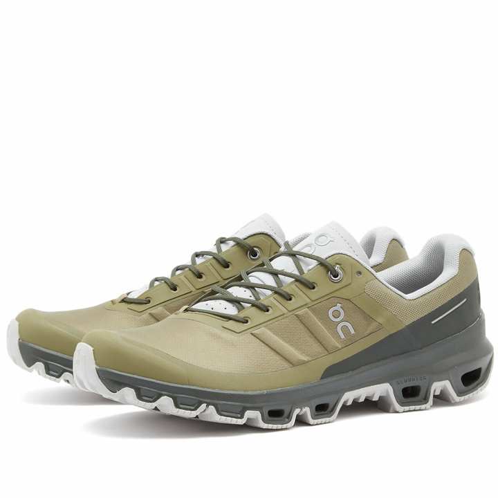 Photo: ON Men's Cloudventure Sneakers in Olive/Fir