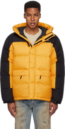 The North Face Yellow & Black Himalayan Down Parka
