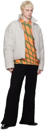 Bianca Saunders Orange & Green Tarone Long Sleeve T-Shirt