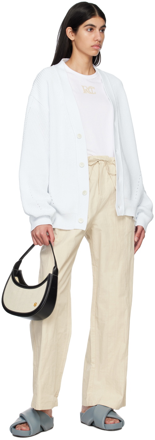 Recto Blue Y-Neck Cardigan