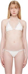 Gimaguas White Nina Bikini Top