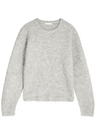 Helmut Lang Apex Knitted Jumper Light Grey
