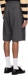 Carter Young Gray Roy Pleated Shorts