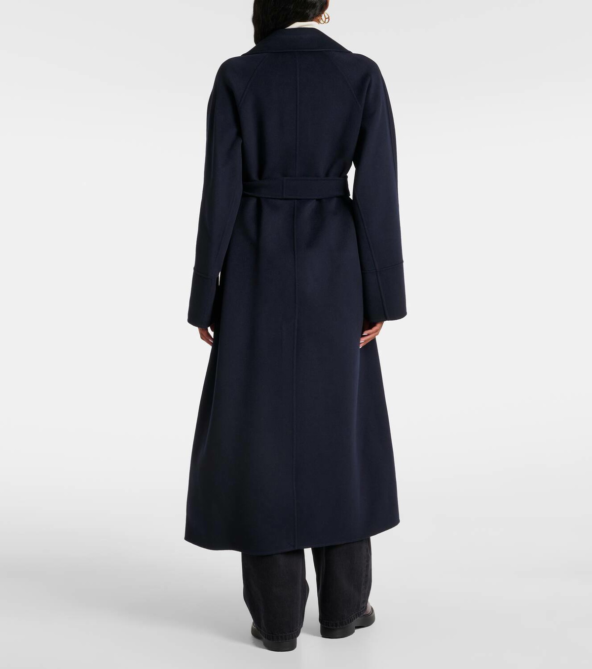 【送料 関税込】’S Max Mara Galles checked wrap coat Galles checked wool-blend wrap coat in grey - S Max Mara