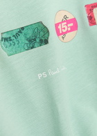 PS Paul Smith In A Row Printed Cotton T-shirt Green